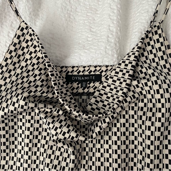 Dynamite Dani Cowl Neck Satin Slip Dress - Picture 3 of 3